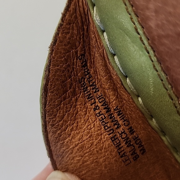 Born apple green leather slip on wedge sandals - Picture 10 of 10